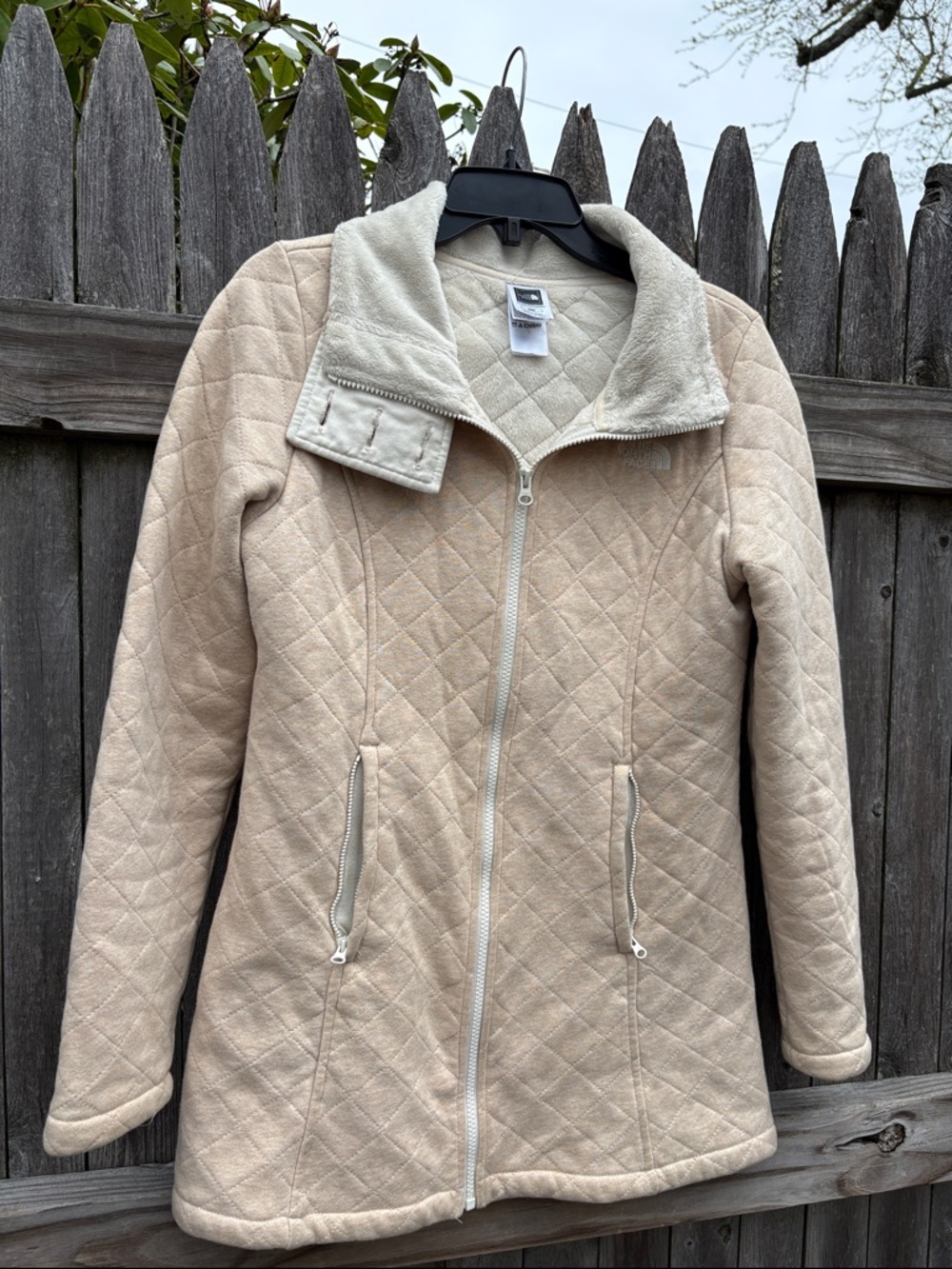 The North Face medium quilted coat.